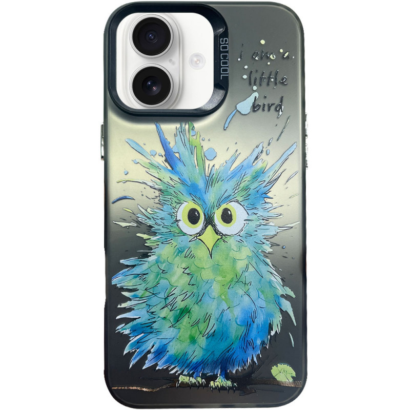 Чехол TPU+PC So Cool для Apple iPhone 16 (6.1") (Little Bird)