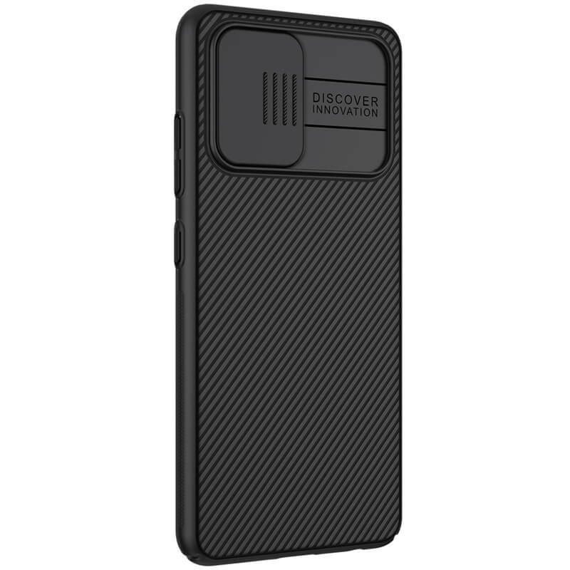 Фото Карбоновая накладка Nillkin Camshield (шторка на камеру) для Samsung Galaxy A13 4G (Черный / Black) в магазине vchehle.ua