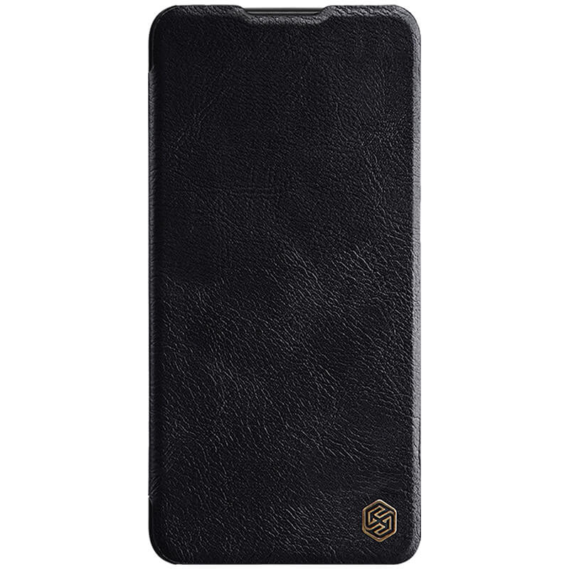 Шкіряний чохол (книжка) Nillkin Qin Pro Camshield на Xiaomi Poco X4 Pro 5G (Чорний)