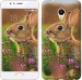 Чехол Кролик и цветы для Meizu M5s