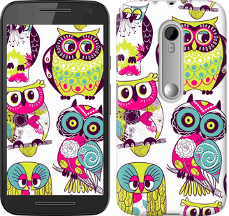 

Чехол Совы для Motorola Moto G3 621293