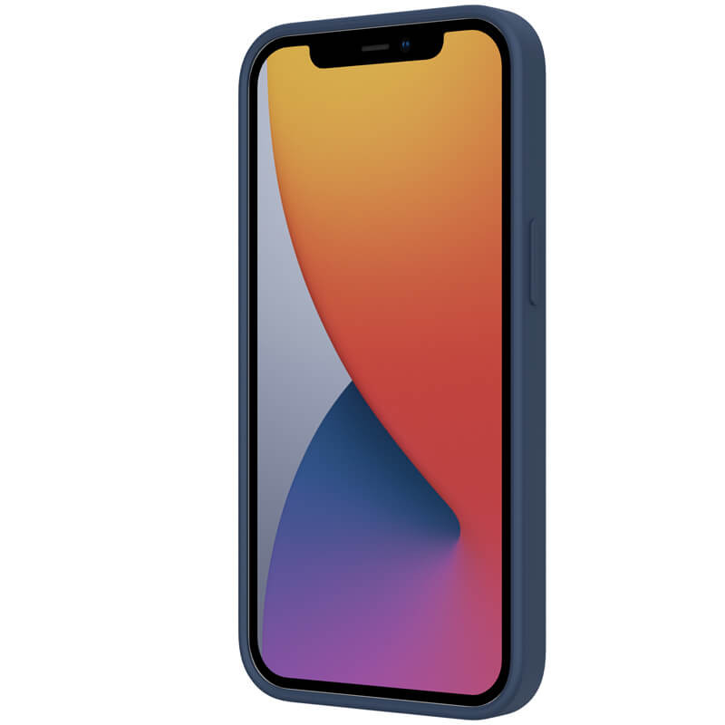 Силіконова накладка Nillkin Camshield Silky Magnetic на Apple iPhone 14 Plus (6.7") (Синій) в магазині vchehle.ua