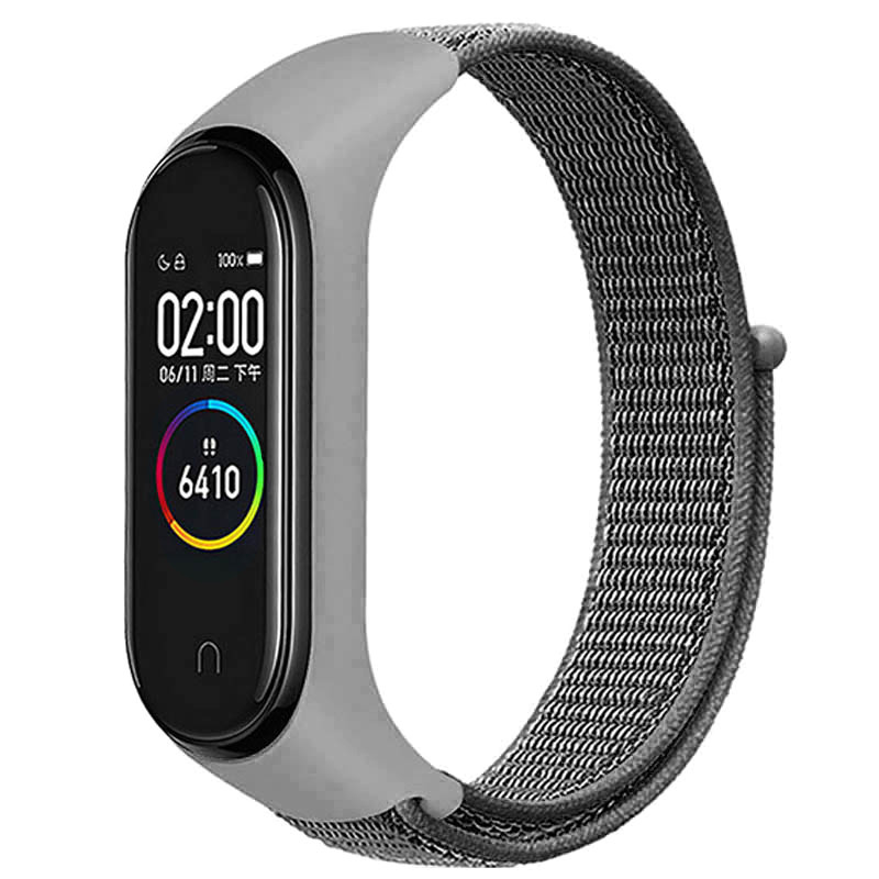 

Ремінець Nylon для Xiaomi Mi Band 3/4/5/6 (Сірий) 902949