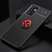 Фото TPU чохол Deen ColorRing під магнітний тримач (opp) на Samsung Galaxy A72 4G / A72 5G (Чорний / Червоний) на vchehle.ua
