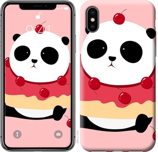 

Чехол Панда с пончиком для iPhone XS Max 670477