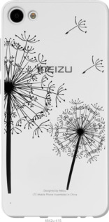 

Чехол Одуванчики для Meizu U10 832422