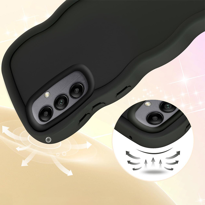 Чохол TPU Ripple на Samsung Galaxy A35 (Black) в магазині vchehle.ua