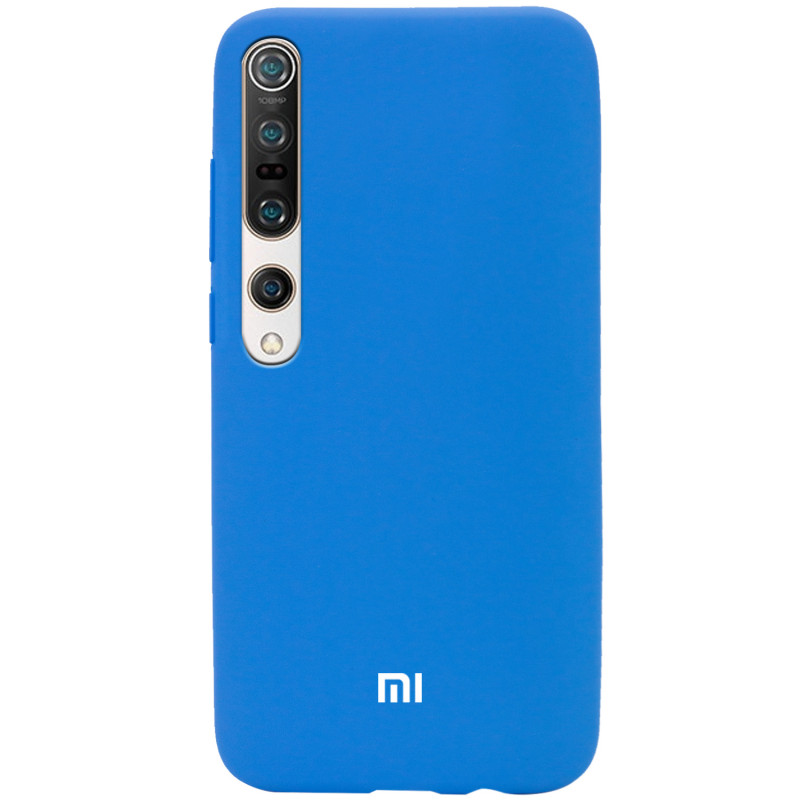 

Чехол Silicone Cover Full Protective (AA) для Xiaomi Mi 10 Pro (Голубой / Azure) 895288