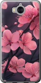 Чехол Пурпурная сакура для Huawei Y5 2017