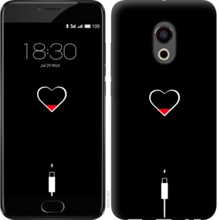 Чехол Подзарядка сердца для Meizu Pro 6