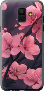 Чехол Пурпурная сакура для Samsung Galaxy A6 2018