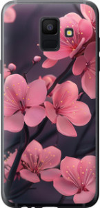 Чехол Пурпурная сакура для Samsung Galaxy A6 2018