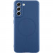 Чехол Silicone Cover Lakshmi Full Camera (AA) with MagFit для Samsung Galaxy S21 FE (Синий / Navy Blue)