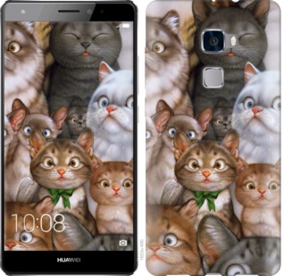 

Чехол коты для Huawei Mate S 757747