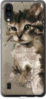 

Чехол Котёнок из пятен и линий для ZTE Blade A5 2020 1391205