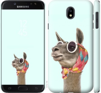

Чехол Модная лама для Samsung Galaxy J7 J730 (2017) 753017