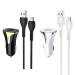 АЗП Hoco Z31 QC3.0 (2USB/3.4A) + microUSB