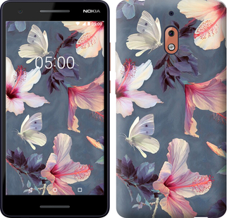 

Чехол Нарисованные цветы для Nokia 2.1 670872