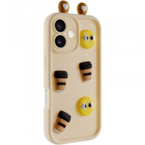 Чехол TPU Toys Case with Ears для Apple iPhone 16 (6.1")