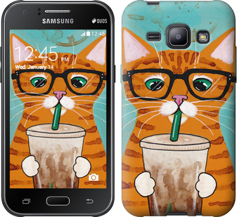 

Чехол Зеленоглазый кот в очках для Samsung Galaxy J1 J100H 625160