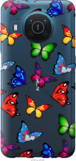 

Чохол Барвисті метелики для Nokia X20 1272771