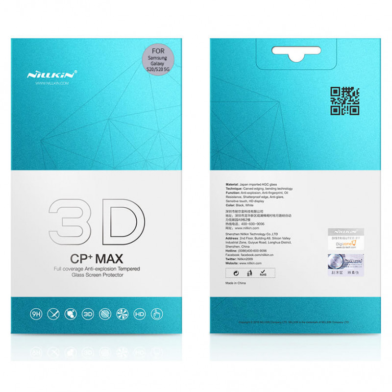 Заказать Защитное стекло Nillkin (CP+ max 3D) для Samsung Galaxy S21 Ultra (Черный) на vchehle.ua