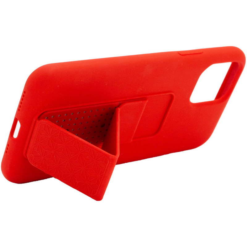 Чехол Silicone Case Hand Holder для Apple iPhone 11 Pro (5.8") (Красный / Red) в магазине vchehle.ua