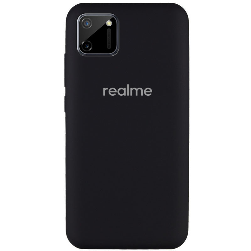 Чохол Silicone Cover Full Protective (AA) на Realme C11 (Чорний / Black)