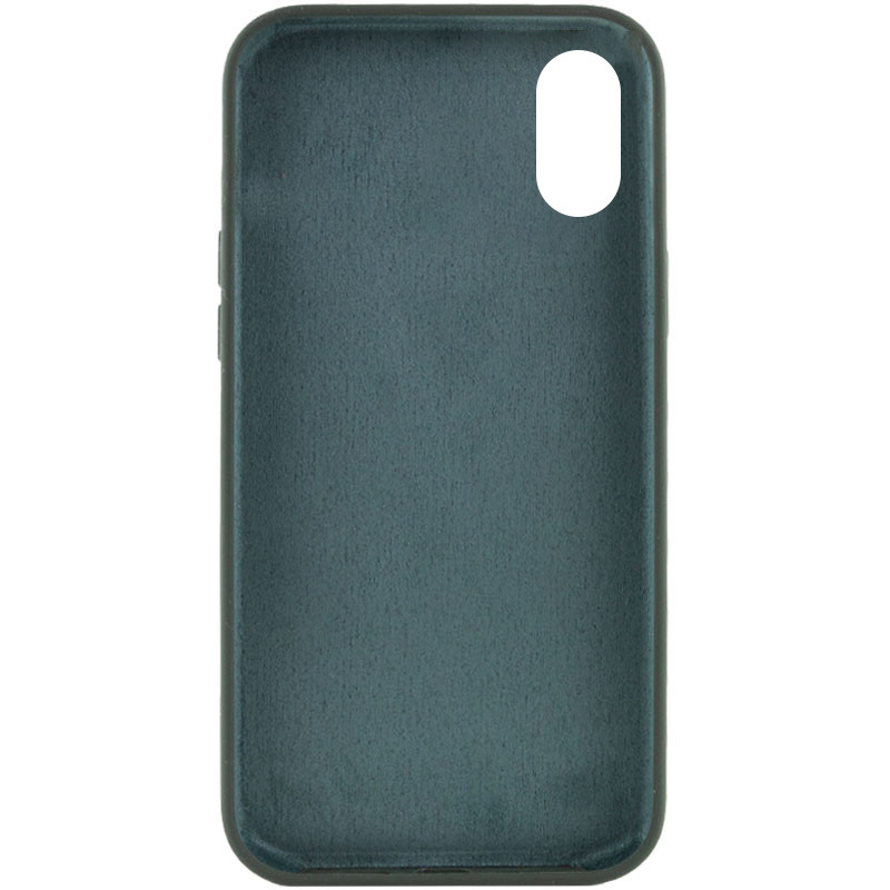 Фото Чехол Silicone Case Full Protective (AA) NO LOGO для Apple iPhone X / XS (5.8") (Зеленый / Cyprus Green) на vchehle.ua