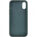 Фото Чехол Silicone Case Full Protective (AA) NO LOGO для Apple iPhone X / XS (5.8") (Зеленый / Cyprus Green) на vchehle.ua