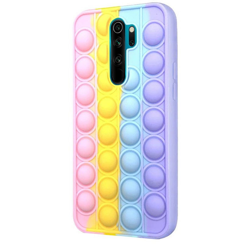 

Cиликоновый 3D чехол-антистресс Pop it Bubble для Xiaomi Redmi Note 8 Pro (Разноцветный) 1187046