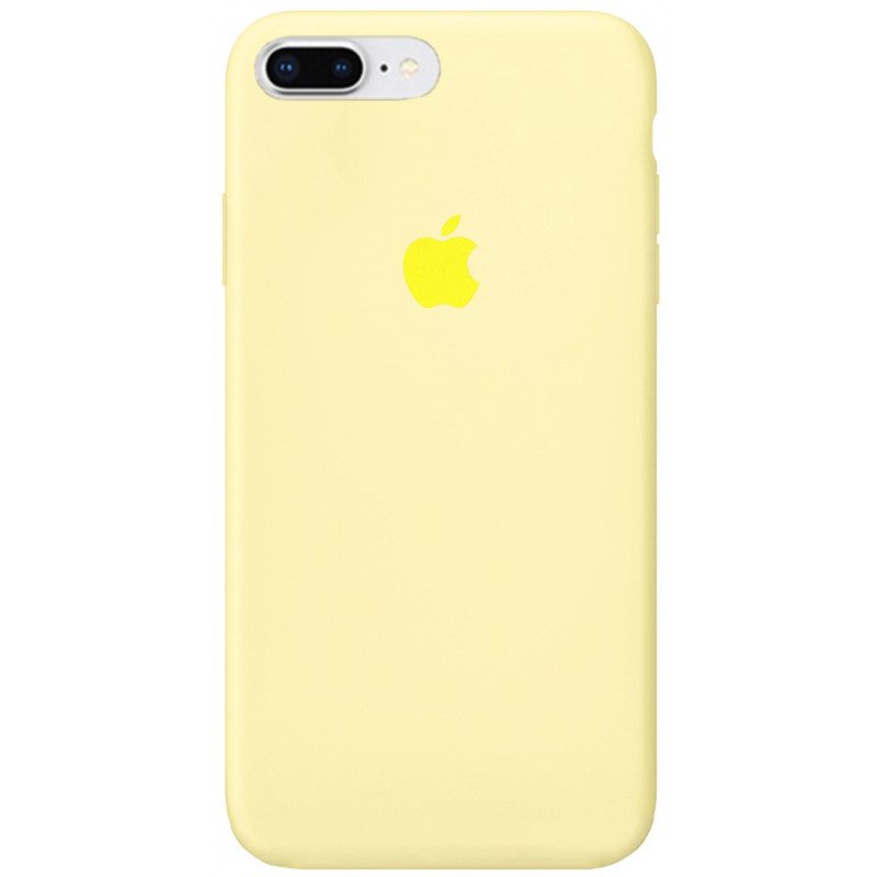 Чохол Silicone Case Full Protective (AA) на Apple iPhone 7 plus / 8 plus (5.5") (Жовтий / Mellow Yellow)