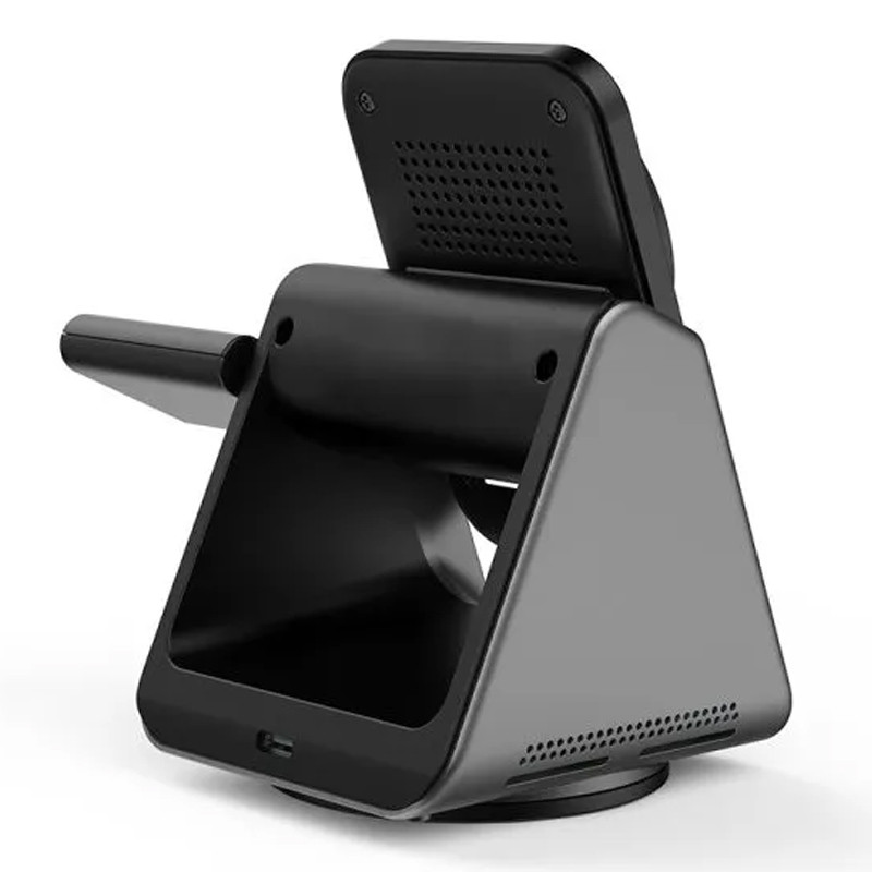 Фото БЗУ WIWU Wi-W018 3 in 1 wireless charger (Grey) в магазине vchehle.ua