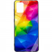 TPU+Glass чехол Diversity для Samsung Galaxy A51 (Rainbow)