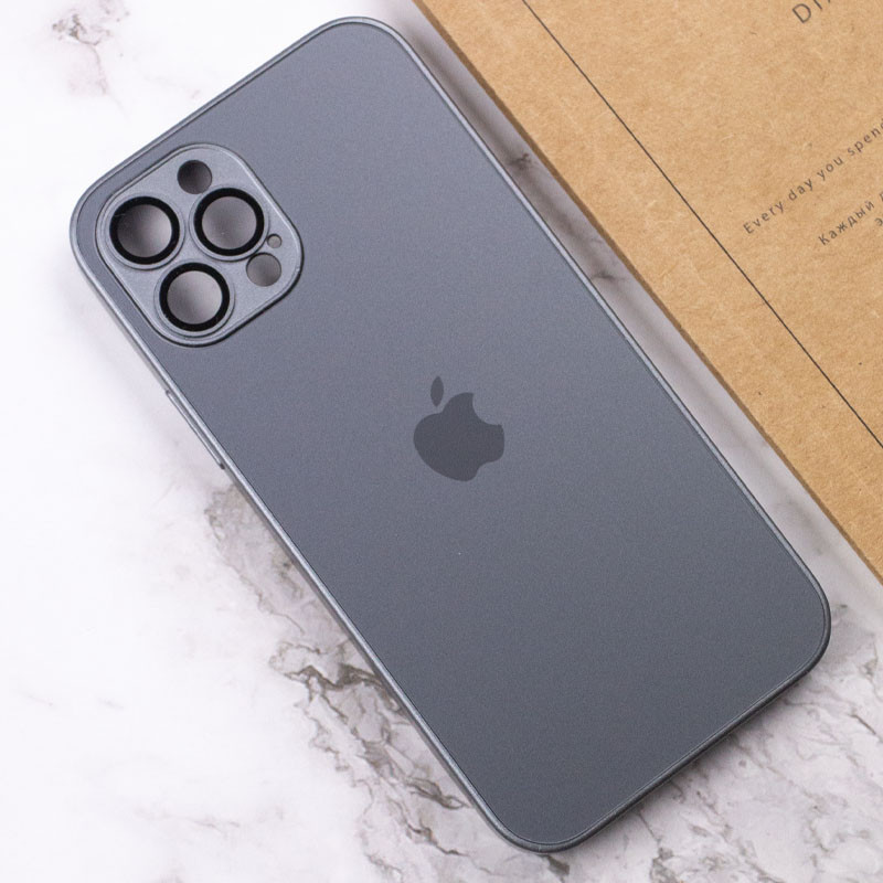 Купить Чехол TPU+Glass Sapphire matte case для Apple iPhone 13 Pro (6.1") (Graphite Black) на vchehle.ua