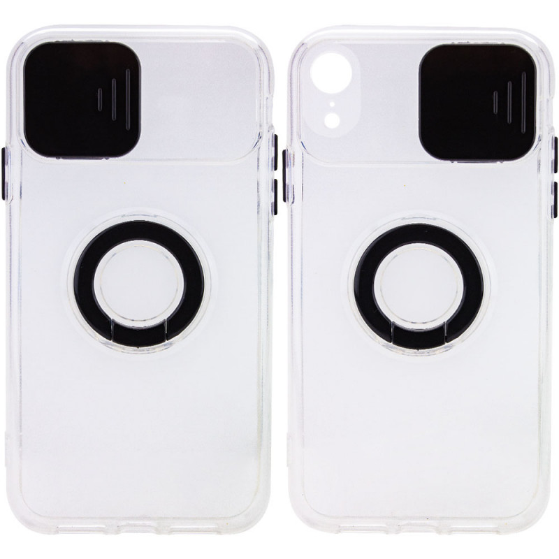 

Чохол Camshield ColorRing TPU зі шторкою для камери на Apple iPhone XR (6.1") (Чорний) 1162211