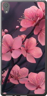 Чохол Пурпурна сакура на Sony Xperia XA F3112