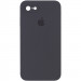 Чохол Silicone Case Square Full Camera Protective (AA) на Apple iPhone 7 / 8 / SE (2020) (4.7") (Сірий / Dark Gray)