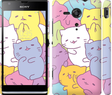 

Чехол Котики для Sony Xperia SP M35H 565612