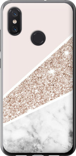 Чехол Пастельный мрамор для Xiaomi Mi8