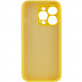 Фото Чехол Silicone Case Full Camera Protective (AA) NO LOGO для Apple iPhone 14 Pro (6.1") (Желтый / Yellow) в магазине vchehle.ua