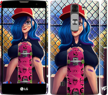 

Чехол Прикольная девочка со скейтбордом для LG G4c H522y 618250