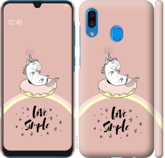 

Чехол Единорожка в пончике для Samsung Galaxy A20 A205F 719140
