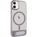 TPU+PC чехол Stand case для Apple iPhone 11 (6.1") (Grey)