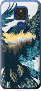 

Чехол Арт-орел на фоне природы для Motorola E7 Plus 1196382