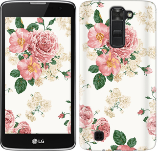

Чехол цветочные обои v1 для LG K7 642282