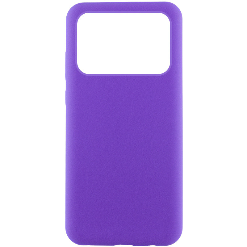 Чохол Silicone Cover Lakshmi (AAA) на Xiaomi Poco X6 Pro (Фіолетовий / Amethyst)