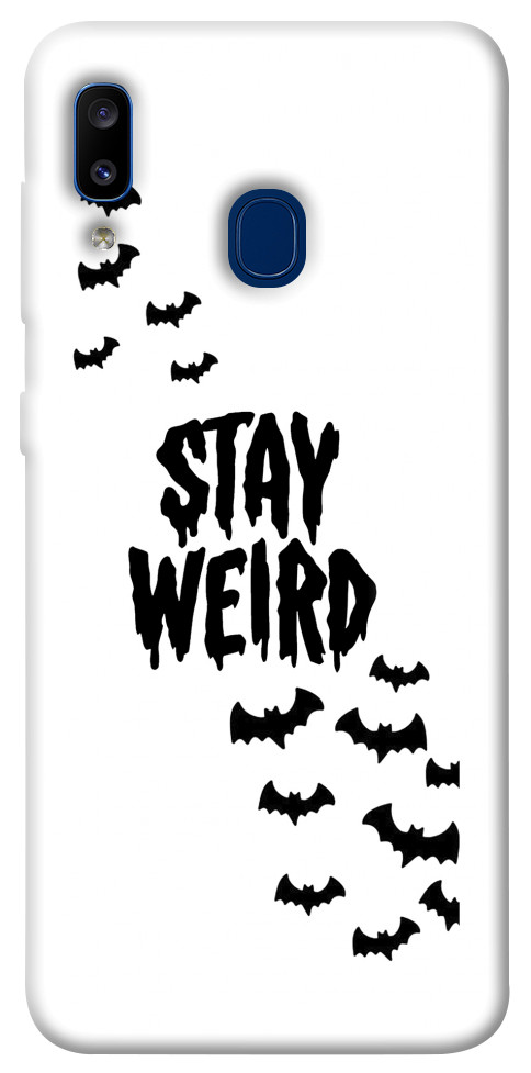 Чехол Stay Weird для Galaxy A20 (2019)