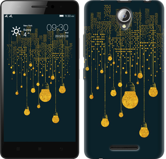 

Чохол Ілюстрація нічного міста на Lenovo A5000 592274