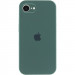 Чохол Silicone Case Full Camera Protective (AA) на Apple iPhone 16e (6.1") (Зелений / Pine green)